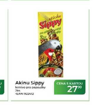 Akinu Sippy krmivo pro papoušky 2ks 