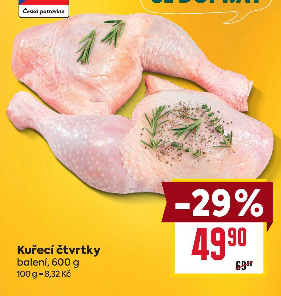 Kuřecí čtvrtky 600g