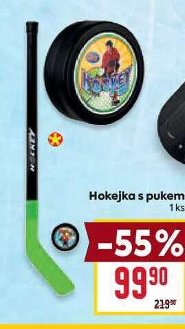 Hokejka s pukem 1ks 