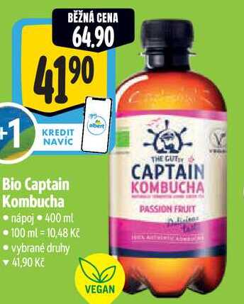 Bio Captain Kombucha, 400 ml 
