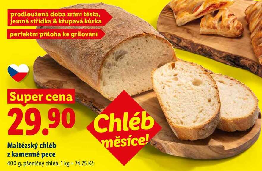 Maltézský chléb z kamenné pece, 400 g