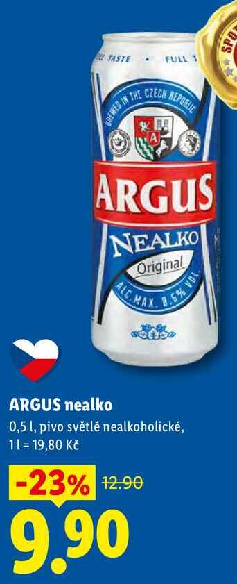 ARGUS nealko, 0,5 l