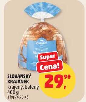 SLOVANSKÝ KRAJÁNEK krájený, balený, 400 g 