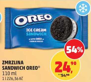 ZMRZLINA SANDWICH OREO, 110 ml 
