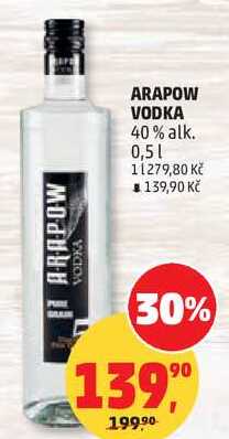 ARAPOW VODKA 40% alk., 0,5 l