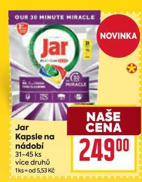 Jar Kapsle na nádobí 31-45 ks