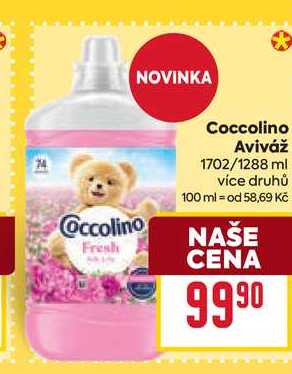 Coccolino Aviváž 1702/1288 ml
