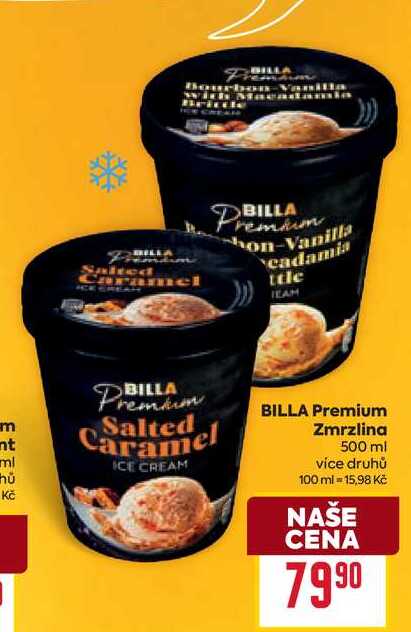 BILLA Premium Zmrzlina 500 ml