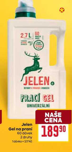 Jelen Gel na praní 60 dávek 