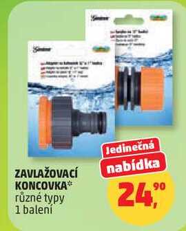ZAVLAŽOVACÍ KONCOVKA různé typy, 1 balení