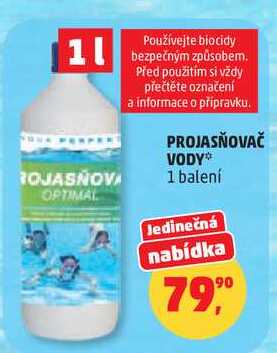 PROJASŇOVAČ VODY, 1 balení 