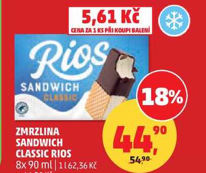ZMRZLINA SANDWICH CLASSIC RIOS, 8x 90 ml 
