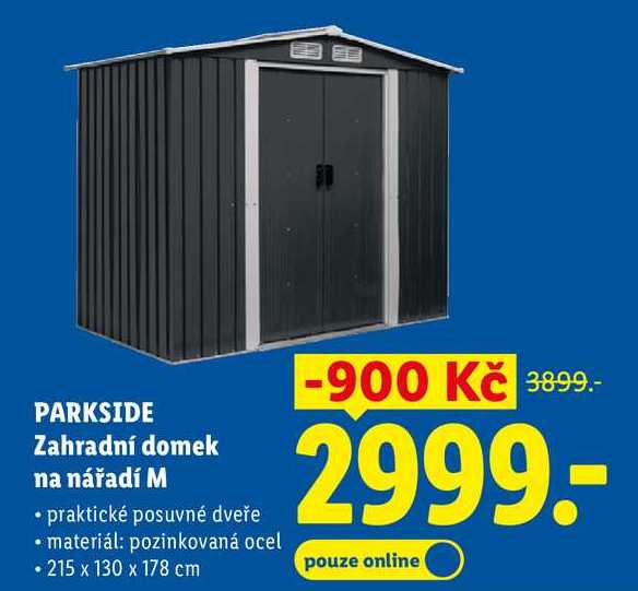 PARKSIDE Zahradní domek na nářadí M