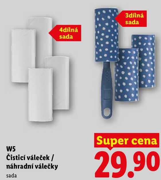 W5 Čisticí váleček/náhradní válečky