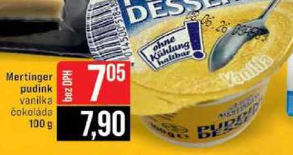 Mertinger pudink vanilka čokoláda 100 g 