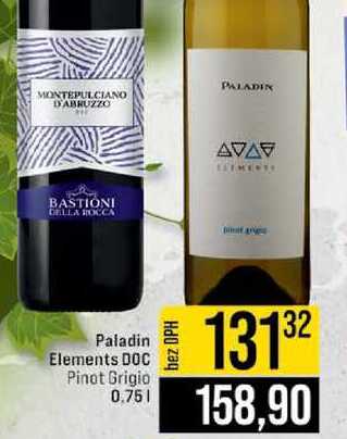 Paladin Elements DOC Pinot Grigio 0.75l