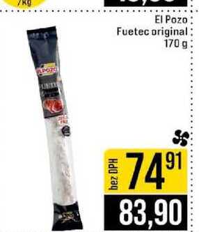 El Pozo Fuetec original 170 g 