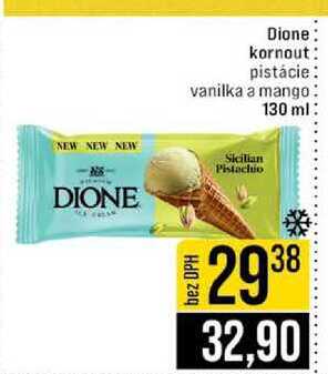 Dione kornout pistácie vanilka a mango 130 ml