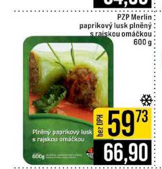 PZP Merlin paprikový lusk plněný sraiskou omáčkou 600 g