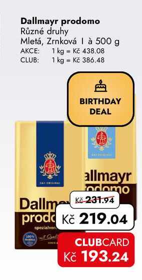 Dallmayr prodomo 500 g 