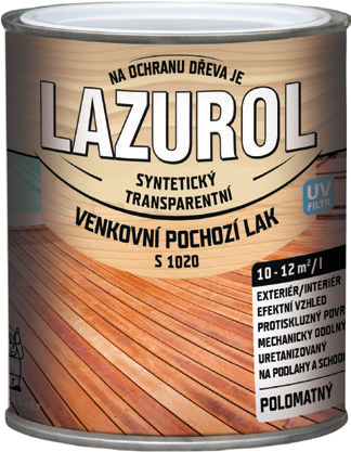 LAZUROL lak pochozí venkovní S1020