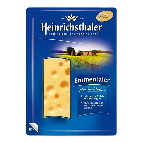 Heinrichsthaler Emmentaler bez laktózy plátky