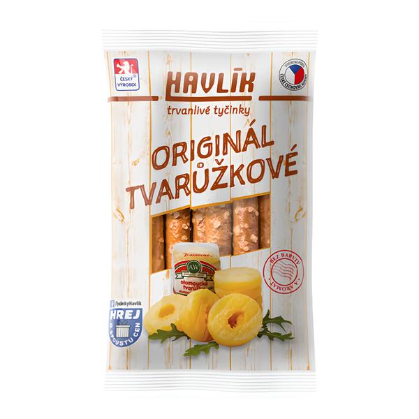 Havlík Trvanlivé tyčinky se sýrem a solí - Tvarůžkové