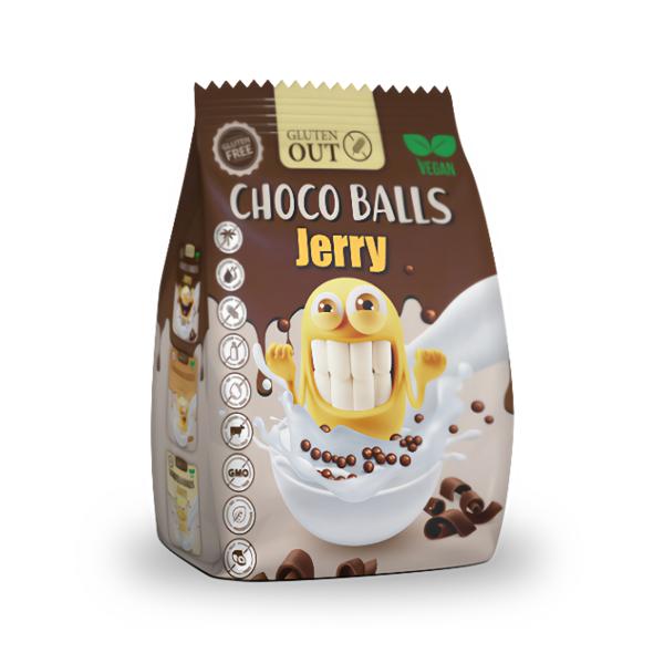 JERRY Snídaňové kuličky kakaové bez lepku