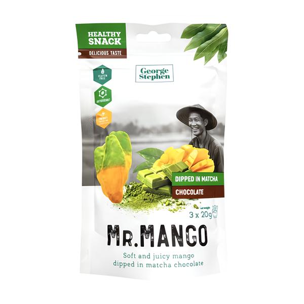 George and Stephen Mr. Mango v matcha čokoládě, 3x20g