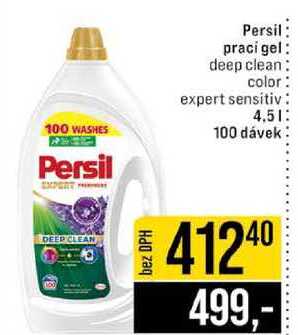 Persil praci gel deep clean color expert sensitiv 4.5l 100 dávek