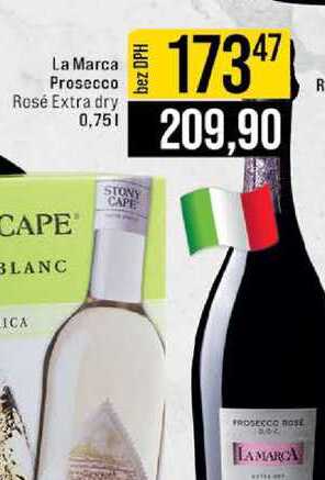 La Marca Prosecco Rosé Extra dry 0,75l