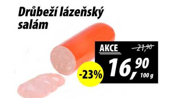 Drůbeží lázeňský salám, 100 g