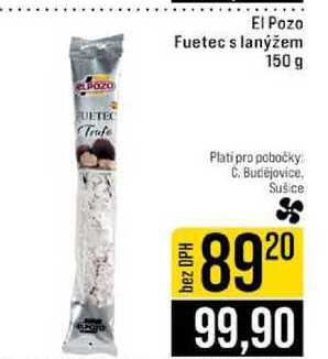 El Pozo Fuetec s lanýžem 150 g 