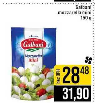 Galbani mozzarella mini 150 g 