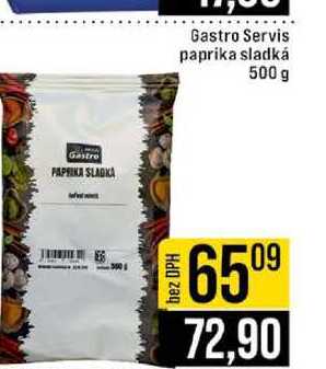 Gastro Servis paprika sladká 500 g