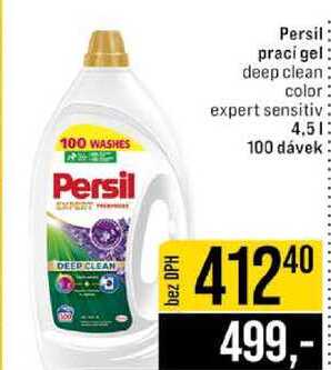 Persil prací gel deep clean- color expert sensitiv 4,5l 100 dávek