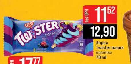 Algida Twister nanuk cosmixx 70 ml 