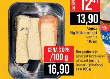 Bergader syr almzeit kořeněný almzeit jemný bavaria plísňový 150 g 100g