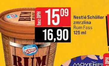 Nestlé Schöller zmrzlina Rum Fass 125 ml 