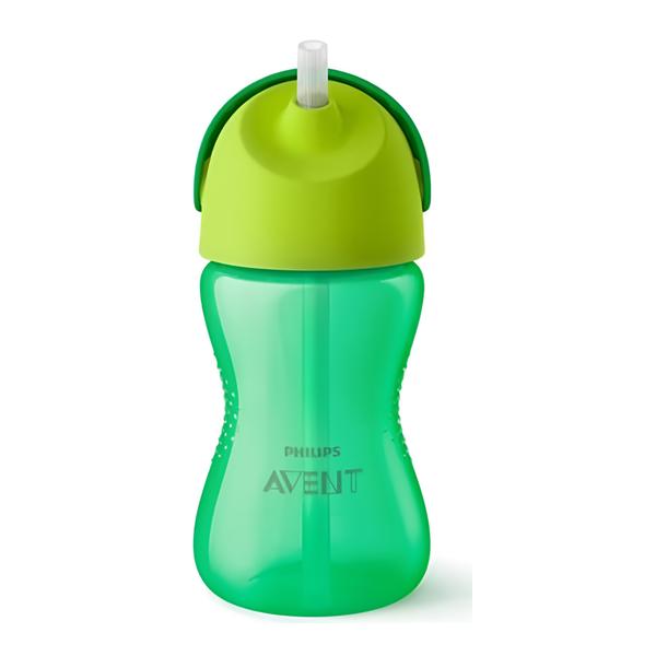 Philips Avent Bendy hrneček s ohebným brčkem, zelený, 300ml