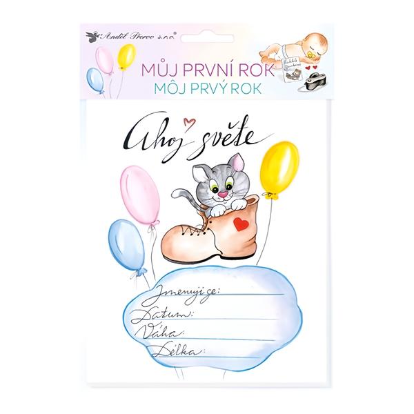 Anděl Přerov Milníkové kartičky - Můj první rok, 18 ks, A5