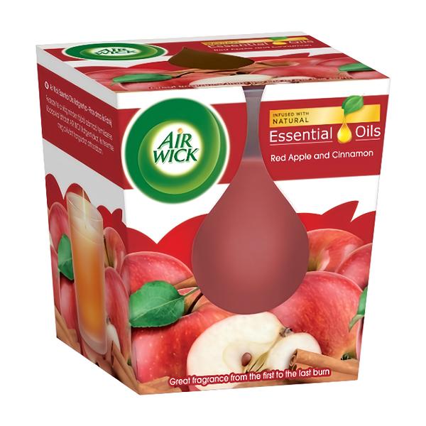 Air Wick Svíčka - Červené jablko a skořice (105 g)
