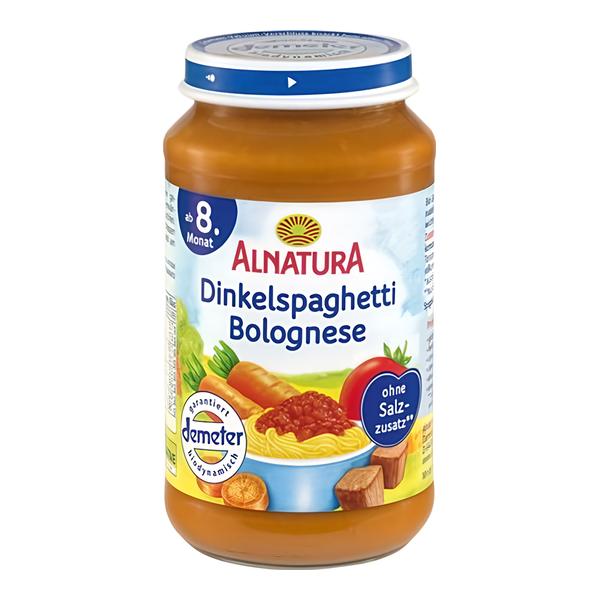 ALNATURA BIO Dětská výživa špaldové špagety boloňské