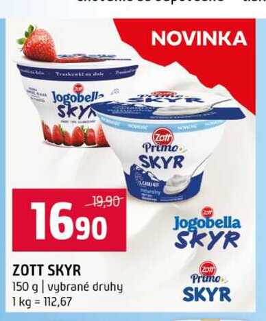 Zatt SKYR 150 g vybrané druhy