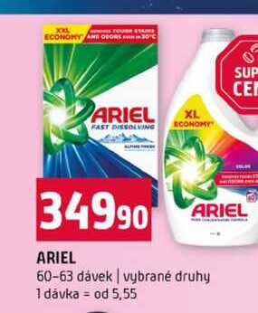 ARIEL 60-63 dávek vybrané druhy