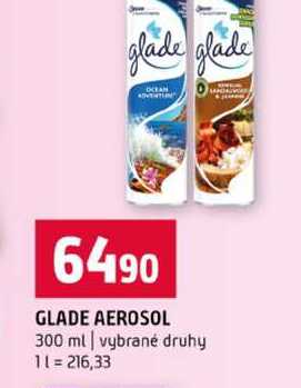 GLADE AEROSOL 300 ml vybrané druhy