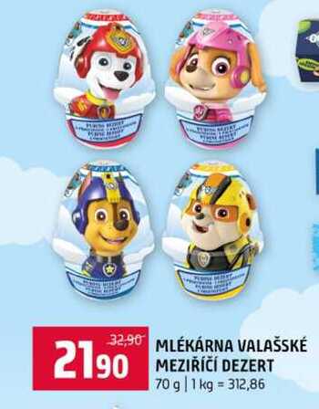 MLÉKÁRNA VALAŠSKÉ MEZIŘÍČÍ DEZERT 70 g
