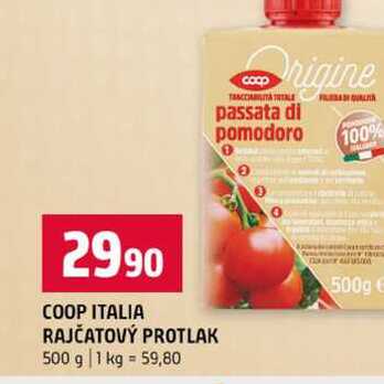 COOP ITALIA RAJČATOVÝ PROTLAK 500 g