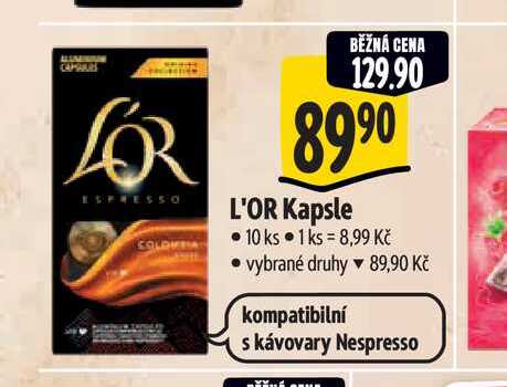   L'OR Kapsle 10 ks 