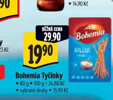 Bohemia Tyčinky 80 g